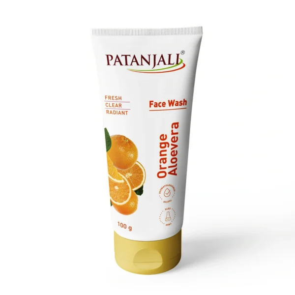 Patanjali Orange Aloevera Face 100grm.Wash