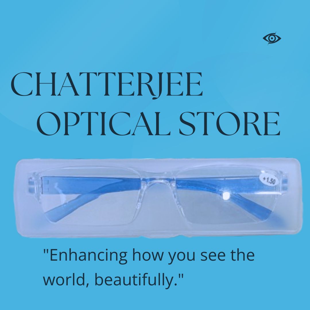 Reading power glasses square frame