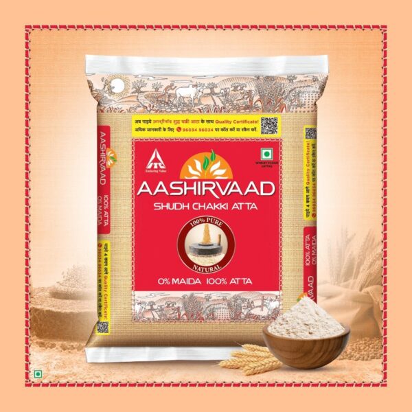Aashirvaad Shudh Chakki Atta (100% Atta, 0% Maida) (5 kg)
