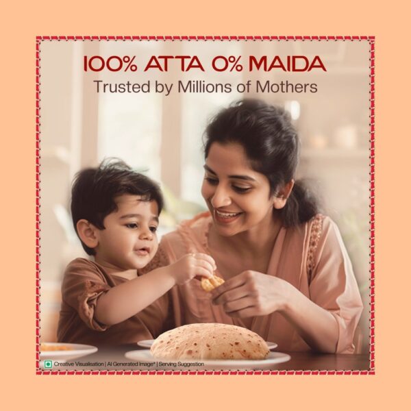Aashirvaad Shudh Chakki Atta (100% Atta, 0% Maida) (5 kg) - Image 4