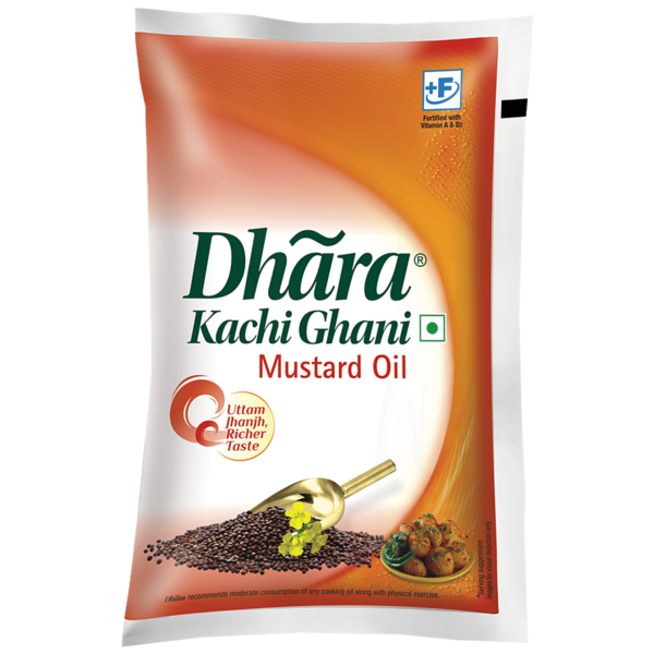 Dhara m oil 1 ltr pouch