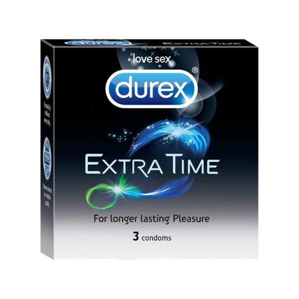 Durex Extra Time Longer Lasting Condom - 3 pcs