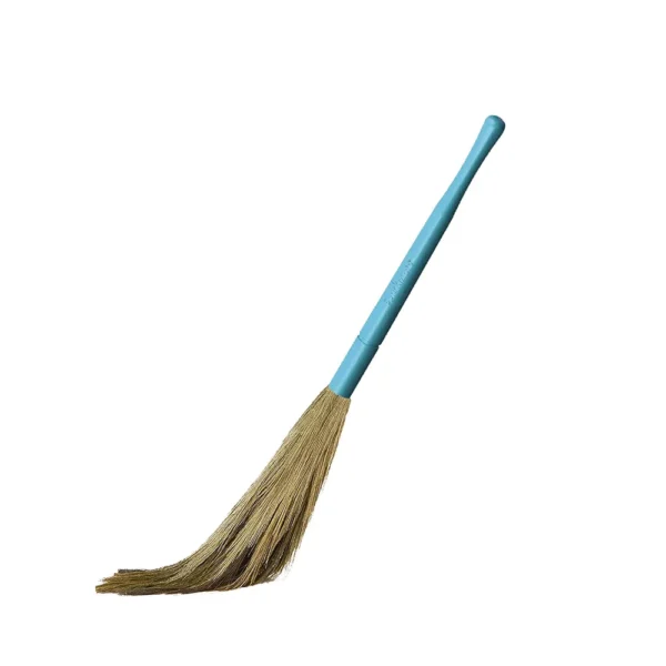 Grass Broom/Phool Jhadu (Hard_Floor, Plastic Handle, Assorted)