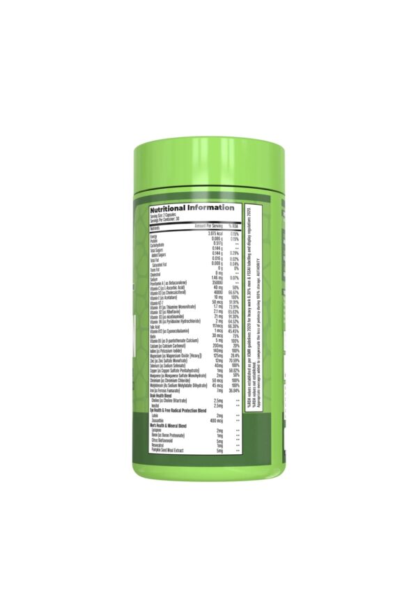 Hungry Muscles Multi-Vitamins 60 Capsules / 30 Servings - Image 2