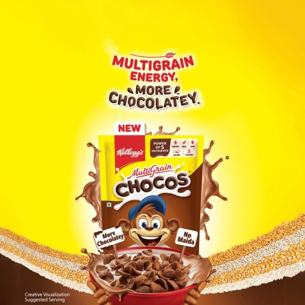 Kellogg's Multigrain Chocos More Chocolatey, No-Maida 385 g