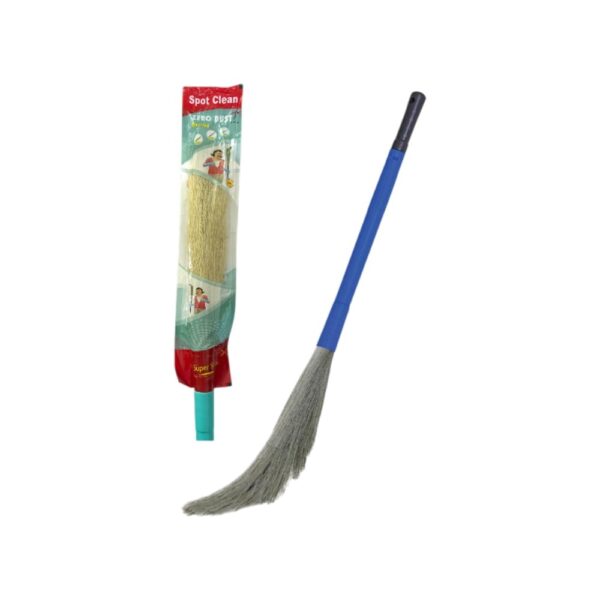 TINUMS No Dust Broom with Extendable Long Handle (Plastic)