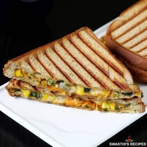 Cheesy Veggie Grilled Sandwich – Crunchy, Creamy & Irresistible