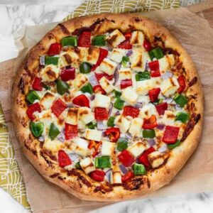 Tandoori Paneer Pizza – The Perfect Desi Twist on a Classic Favorite (7inches)